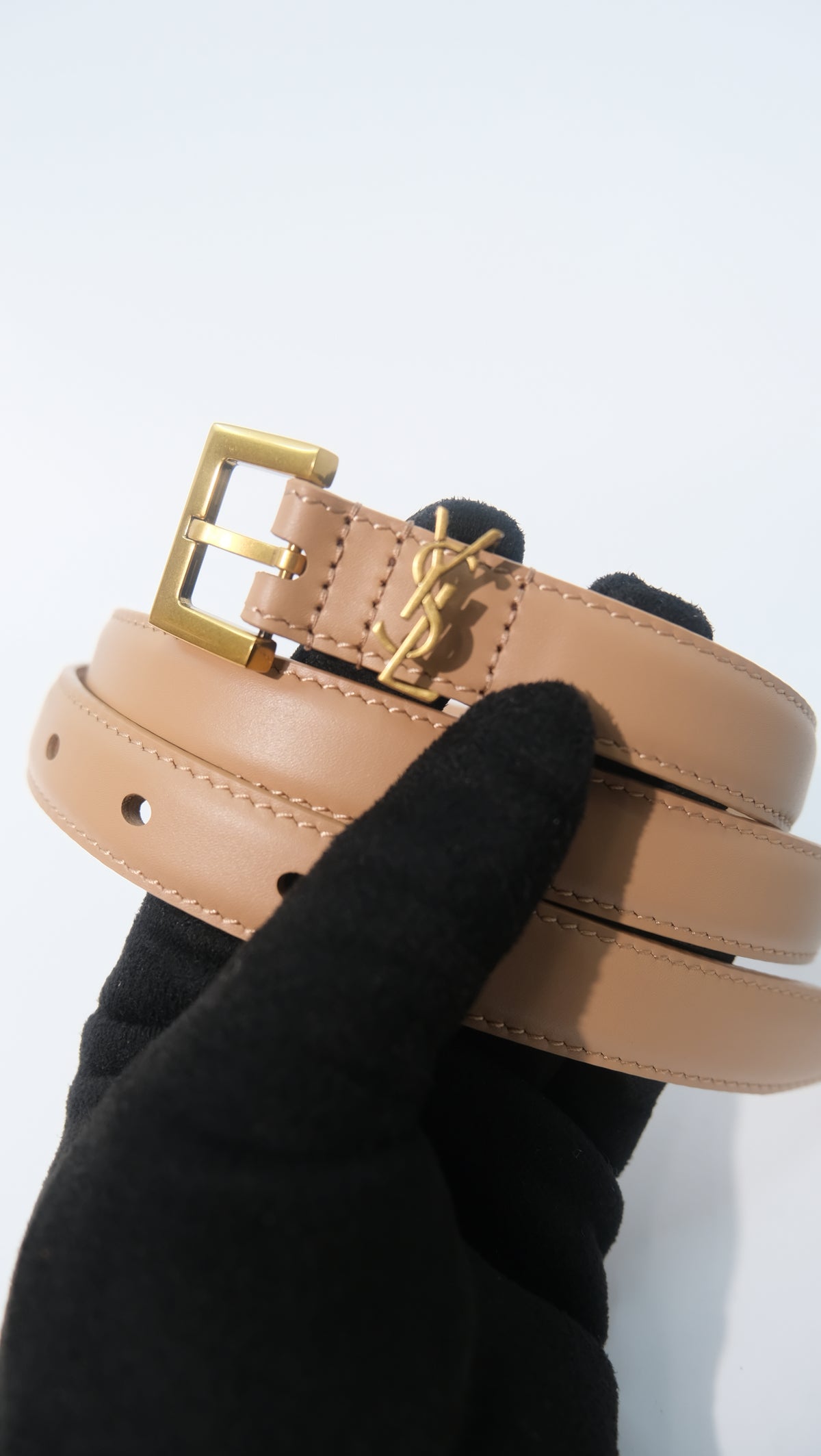 Yves Saint Laurent Belt (Nude)