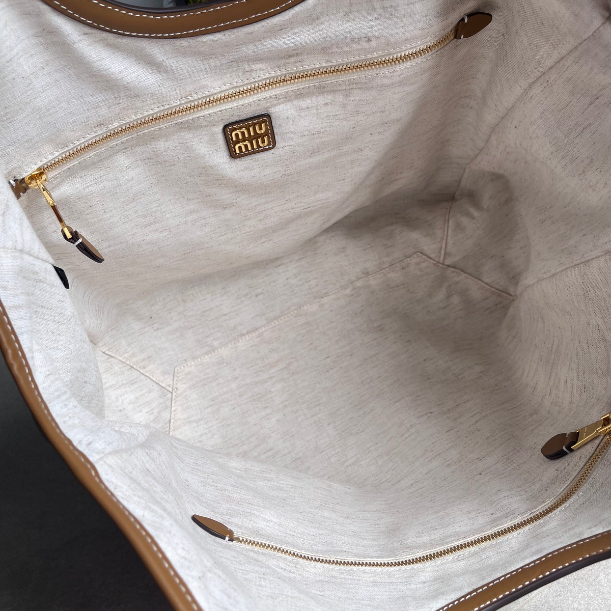 Miu Miu Nappa Large Ivy Tote
