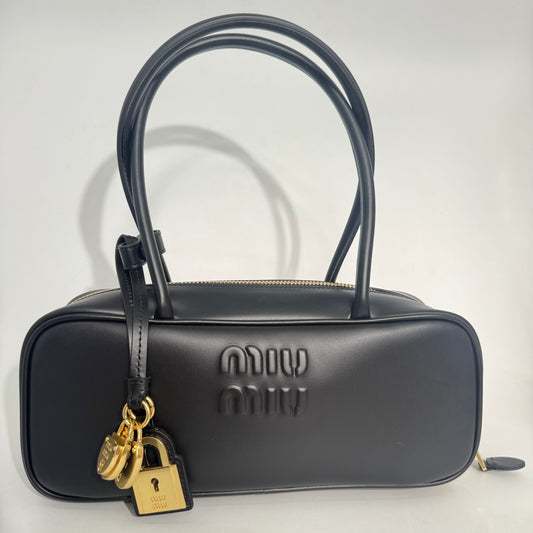 Miu Miu Black Bowler Bag (Small)