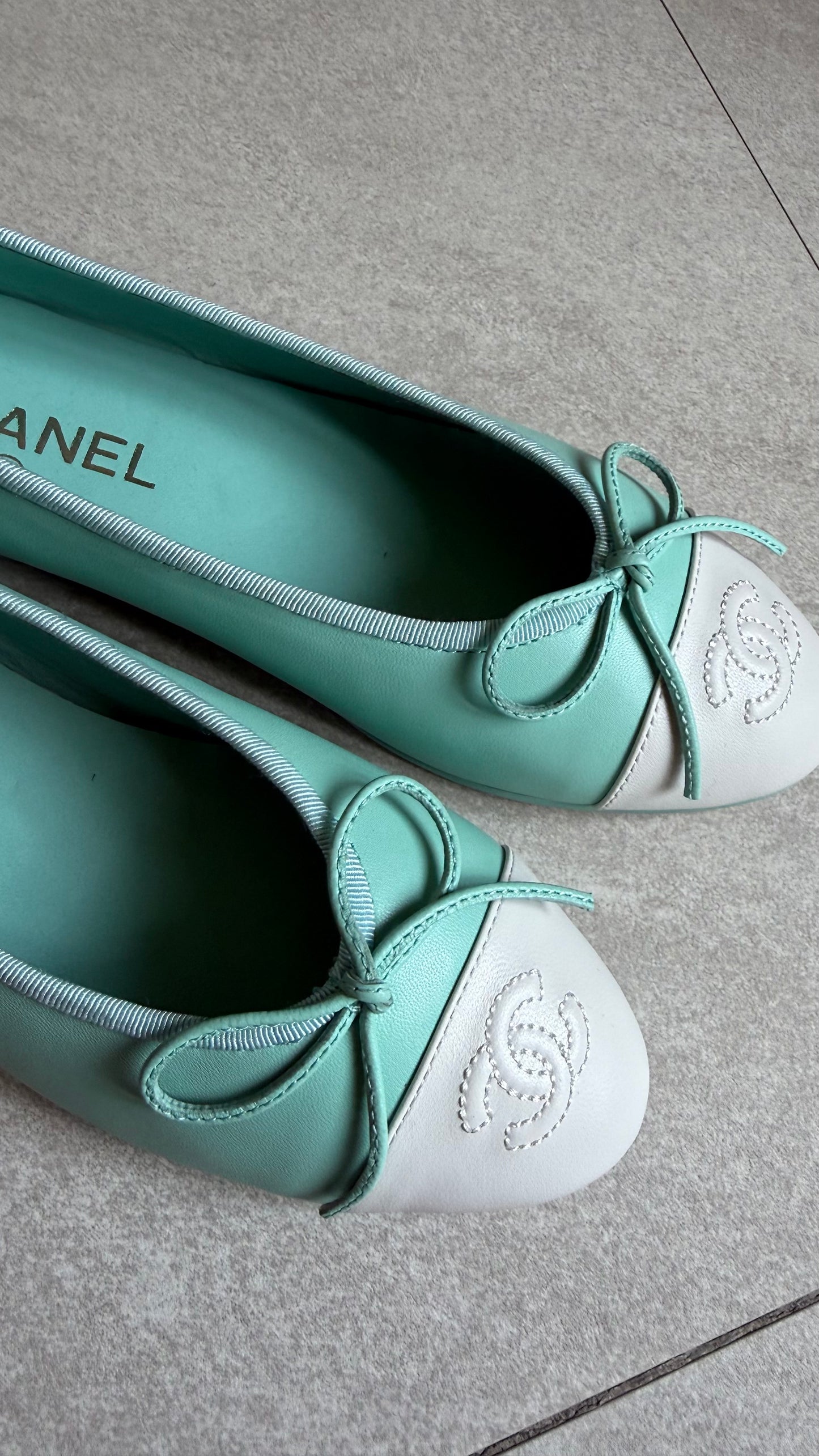 Chanel Ballet Flats Tiffany