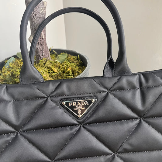 Prada Re-Nylon Quilted Tote