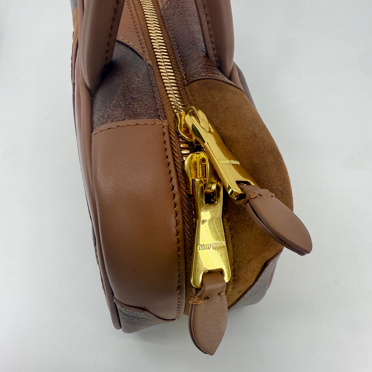Miu Miu Handpatch Bowler Bag
