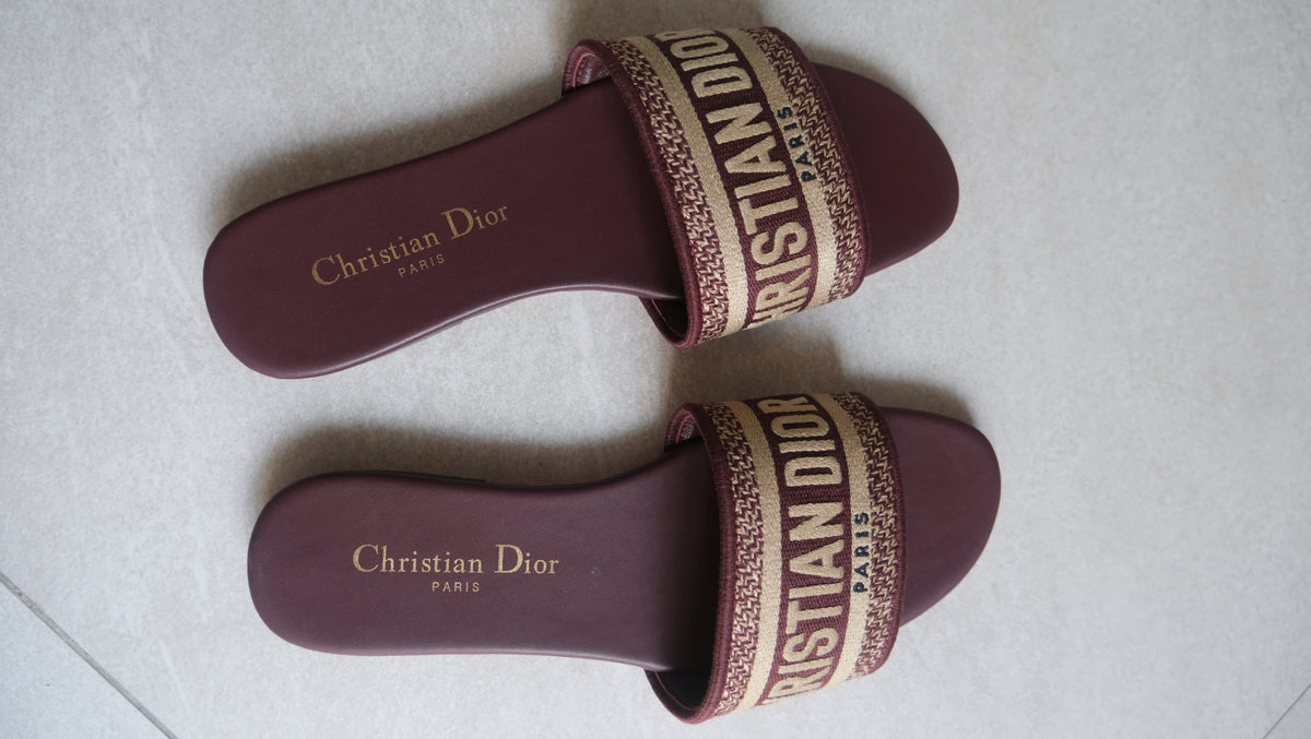 Christian Dior Dway Maroon