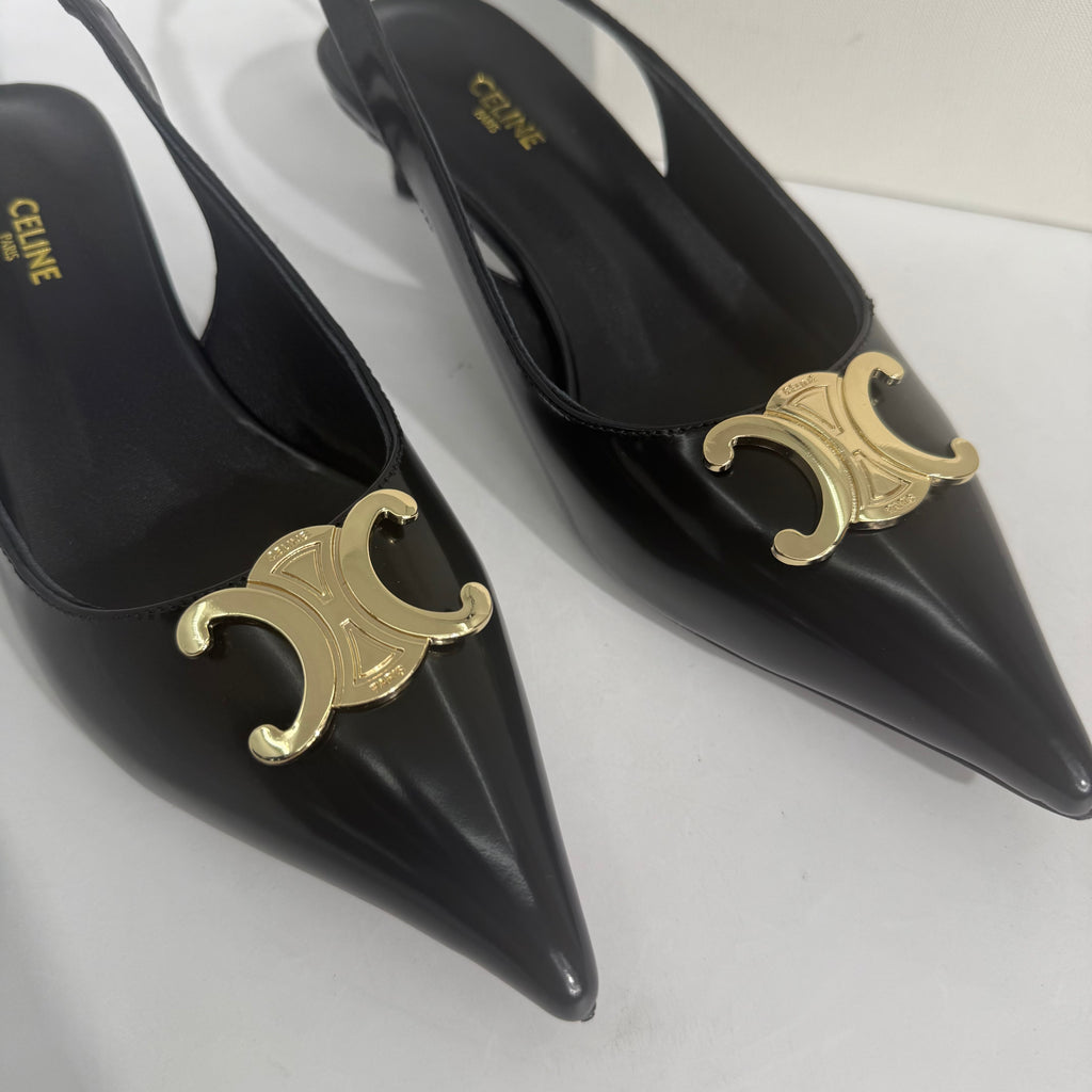 Celine Pointed Slingback Shoes