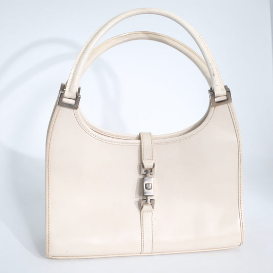 Gucci White Baguette