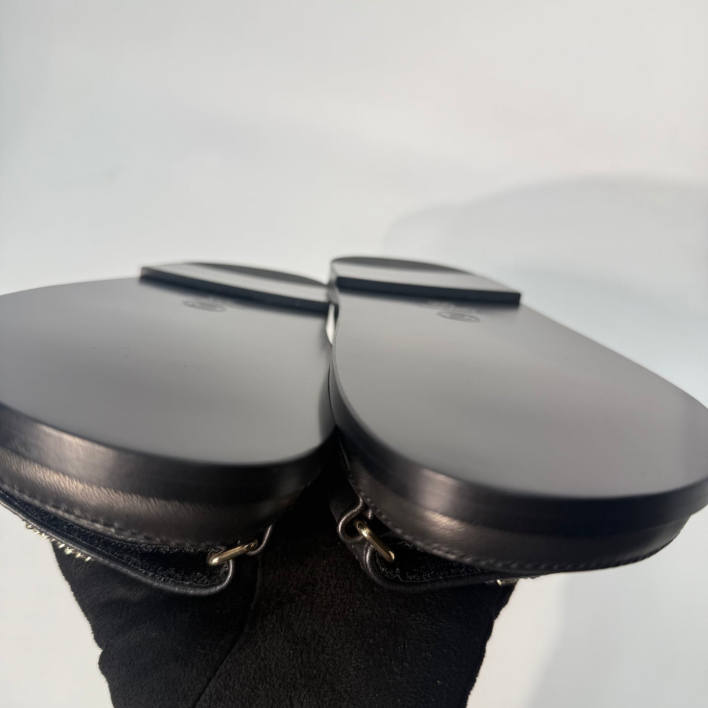 Chanel Dad Sandals (Black) no strap