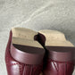 Chanel Quilted Ballet Shoes Maroon
