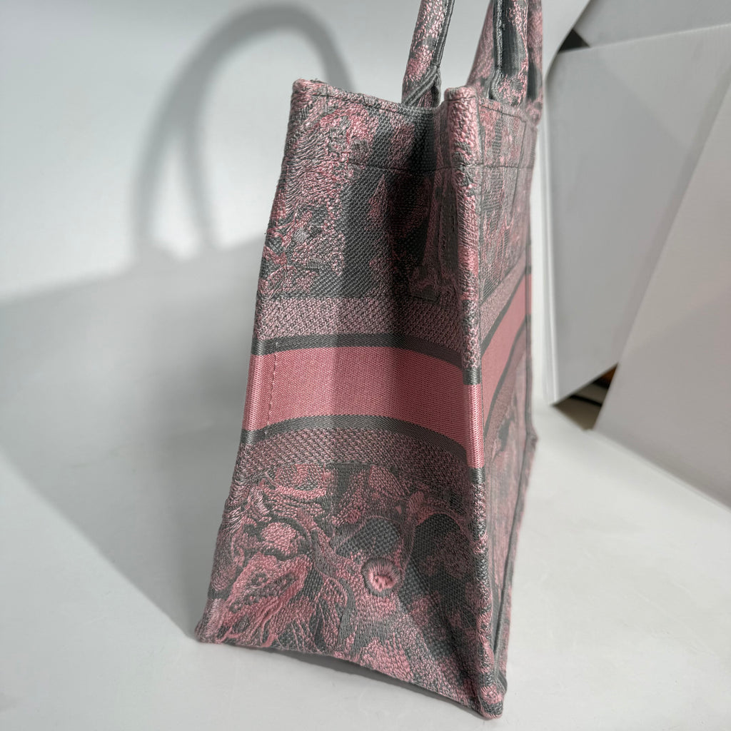 Christian Dior Book Tote Pink/Gray