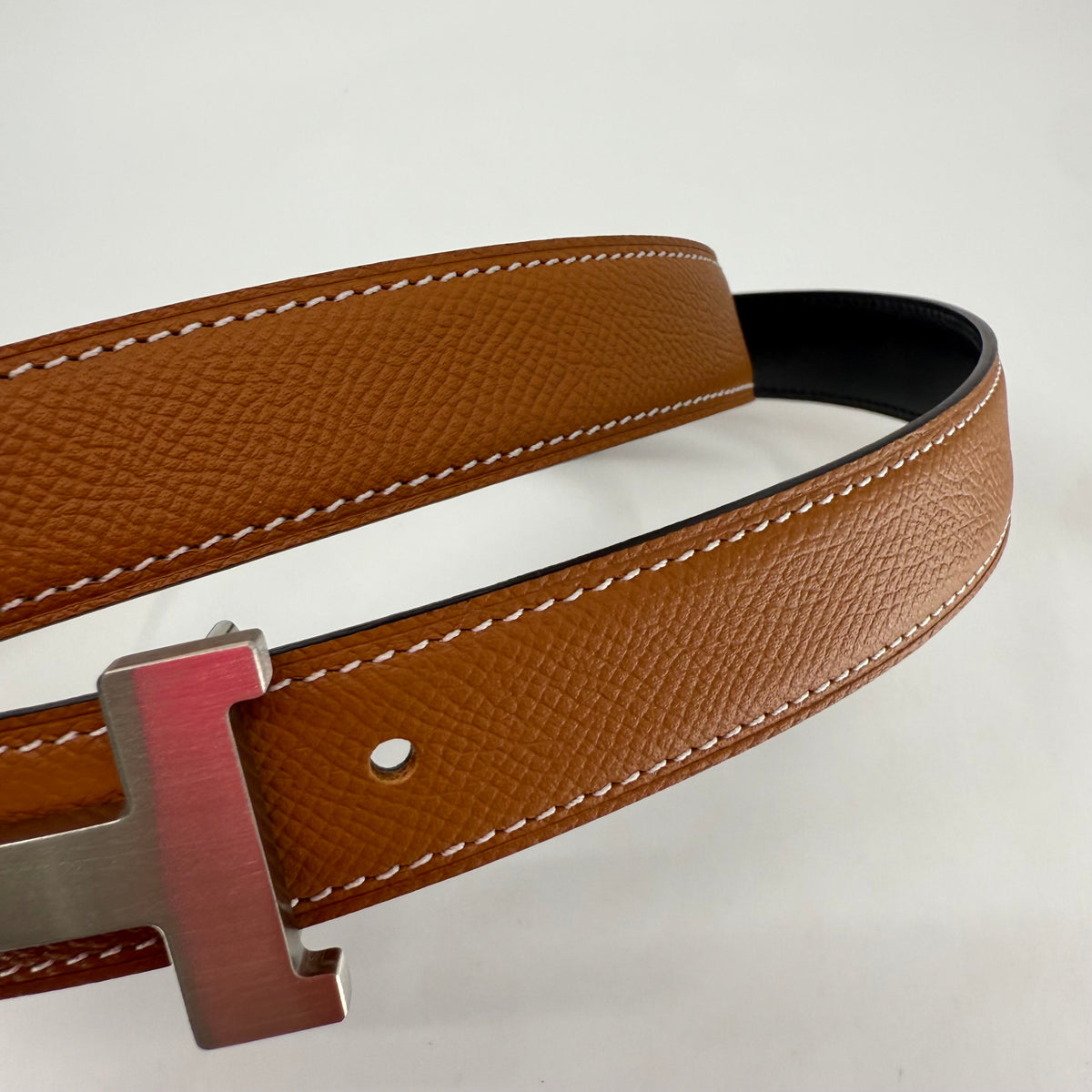 Hermes H Constance Belt SHW 24mm