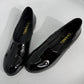 Chanel 25C Black Patent Leather Loafers