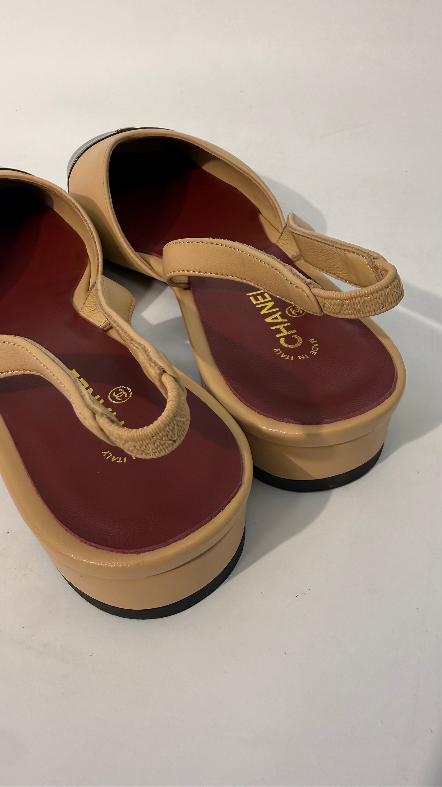 Chanel Square Cap Toe