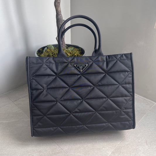 Prada Re-Nylon Quilted Tote
