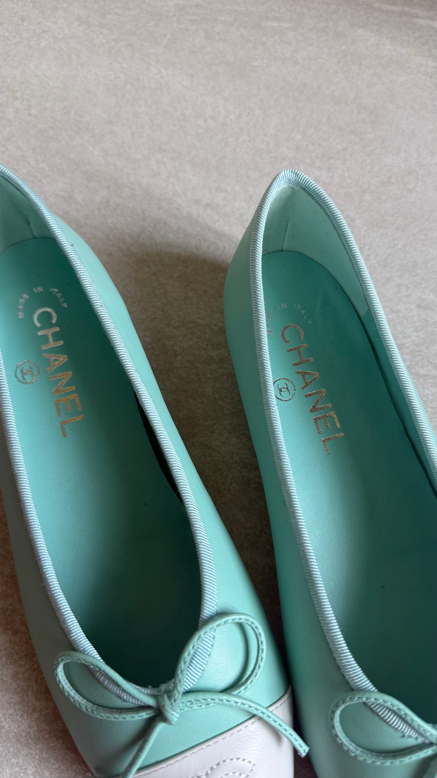 Chanel Ballet Flats Tiffany