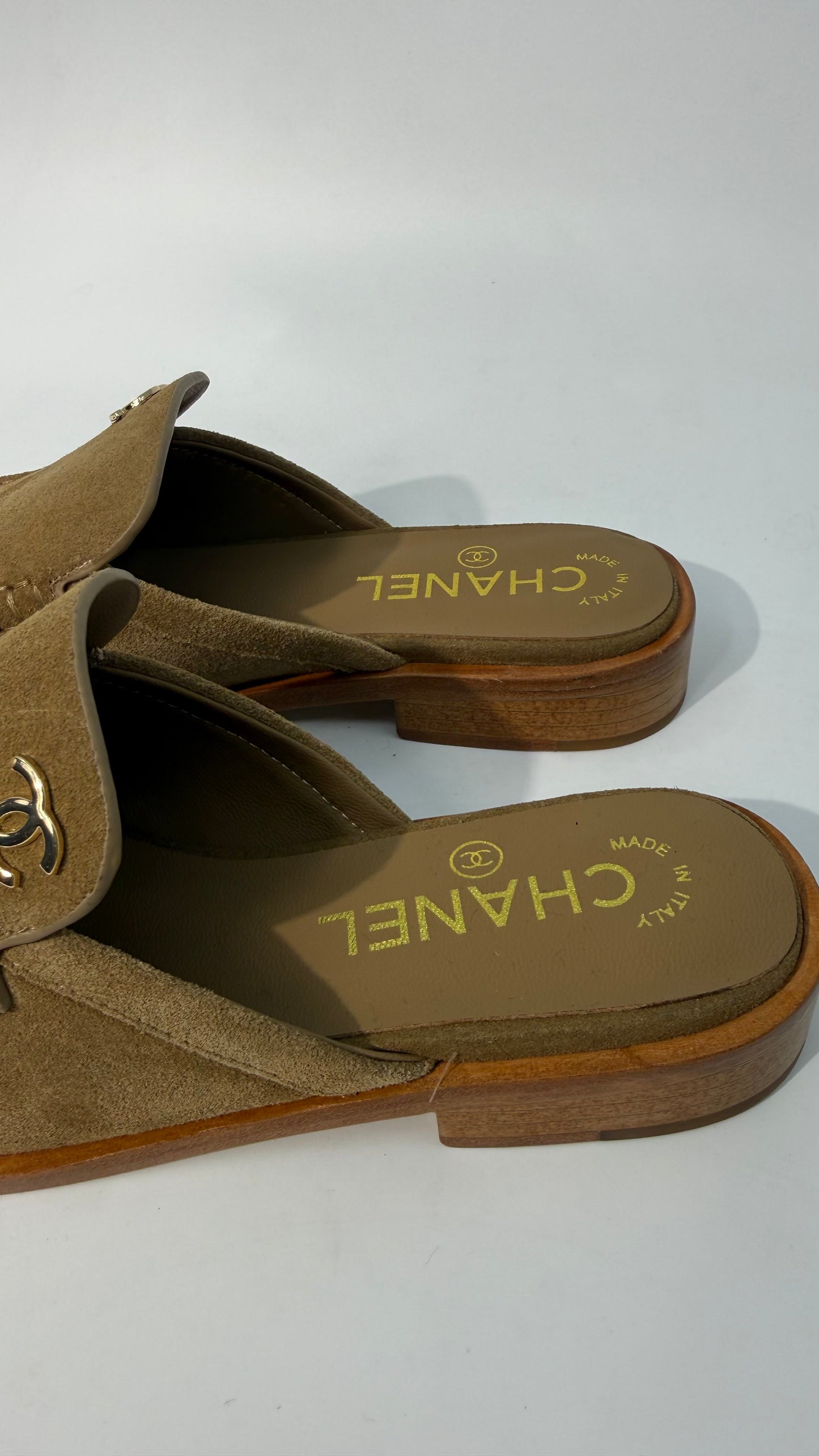 Chanel Suede Mule