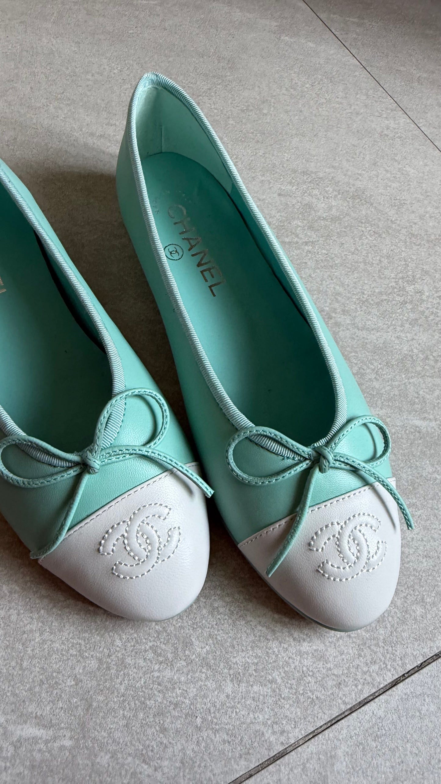 Chanel Ballet Flats Tiffany