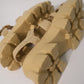 Prada Monolith Crochet Cage Sandals (Nude)