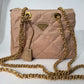 Prada Quilted Nude Chain Shoulder Bag