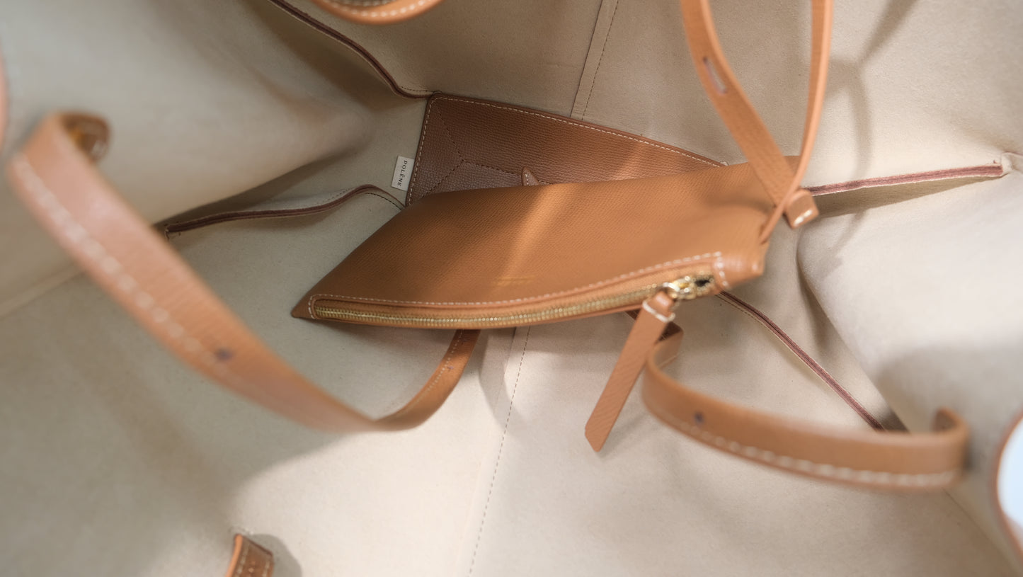Polène Cyme Textured Large Tote Bag