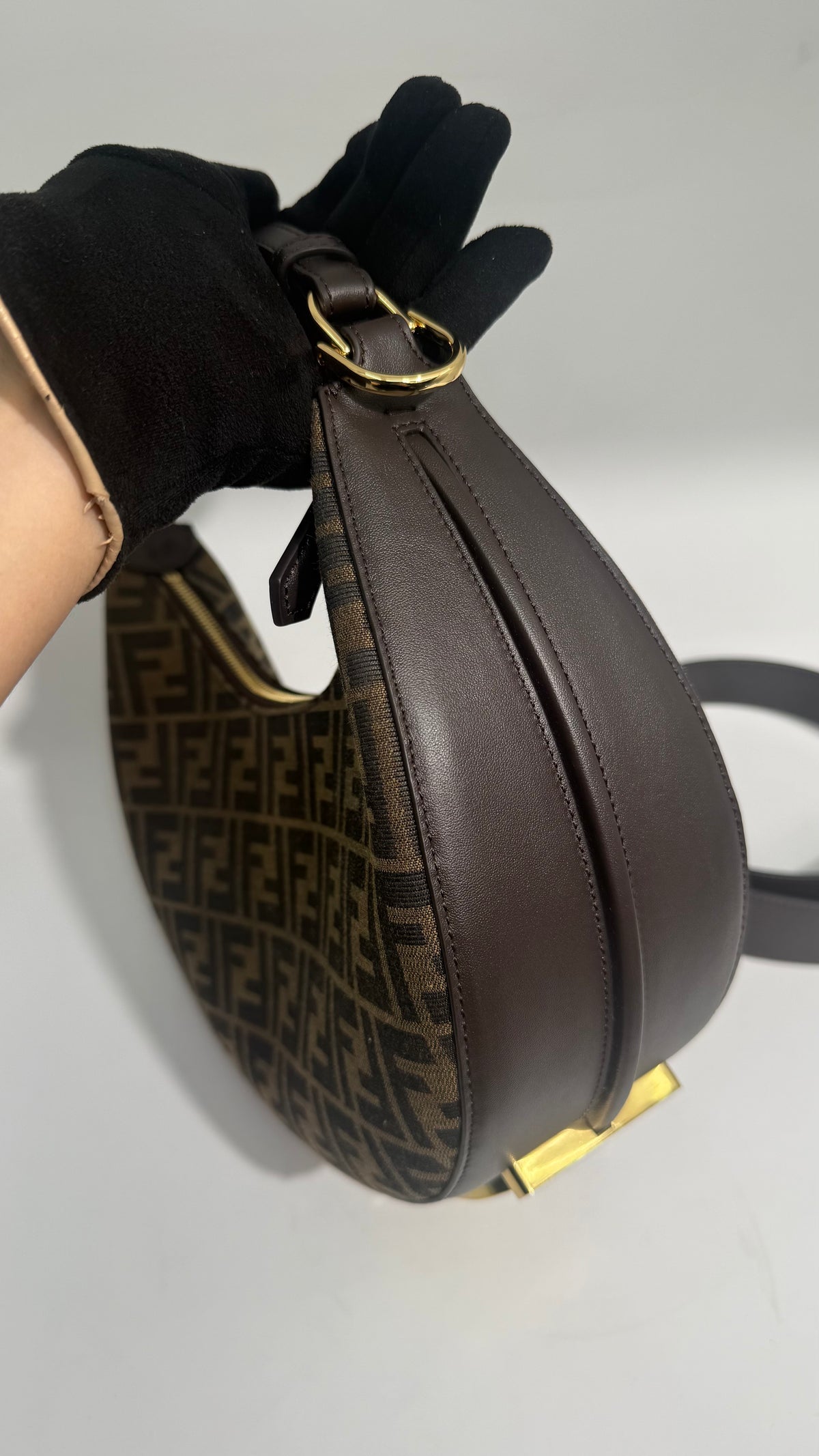 Fendigraphy Crossbody Baguette