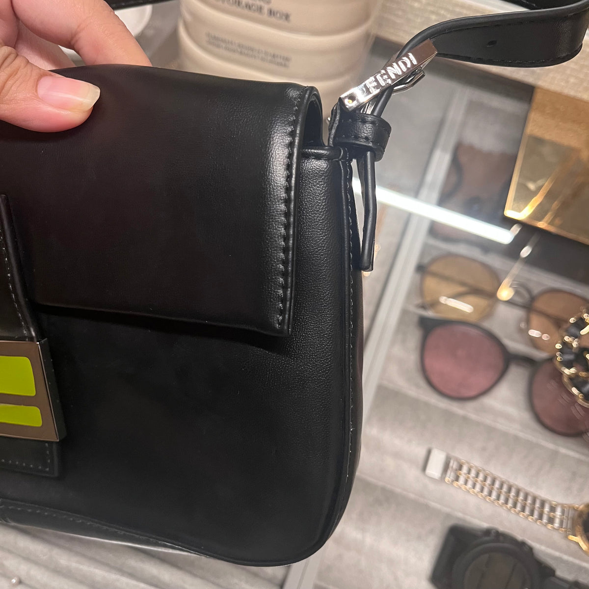 Fendi Leather Baguette