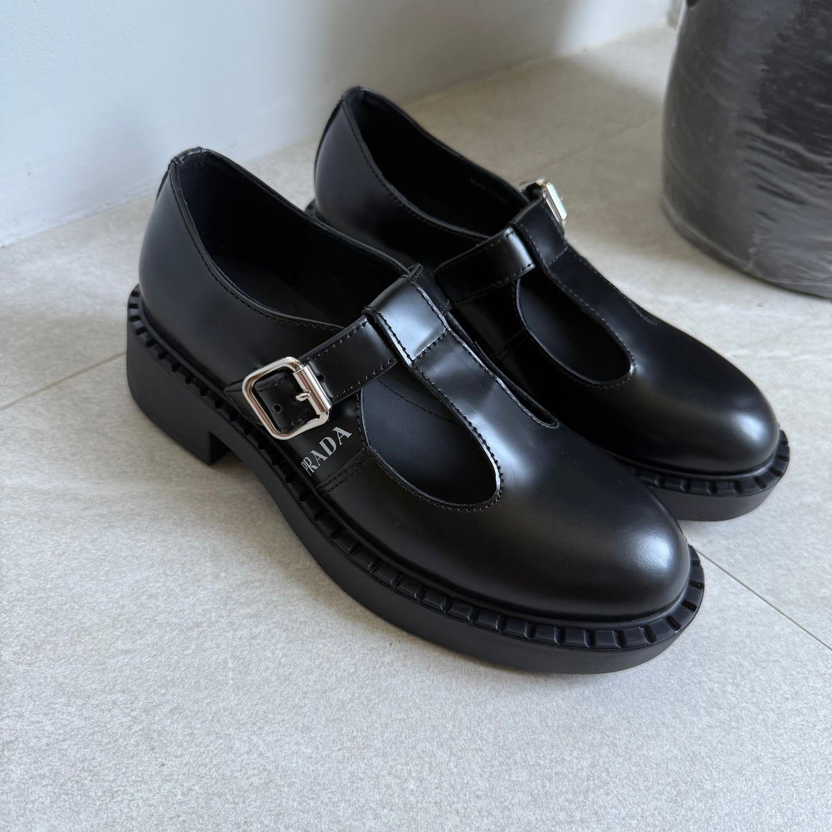 Prada Patent Mary Jane Shoes