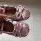 Valentino Garavani Satin Ballet Stud Pumps
