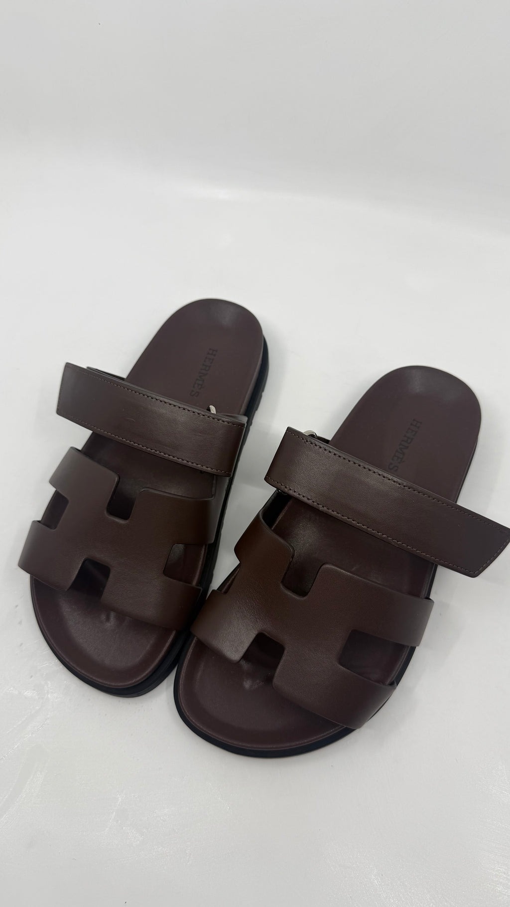 Hermes Chypre Brown Sandals