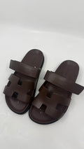 Hermes Chypre Brown Sandals