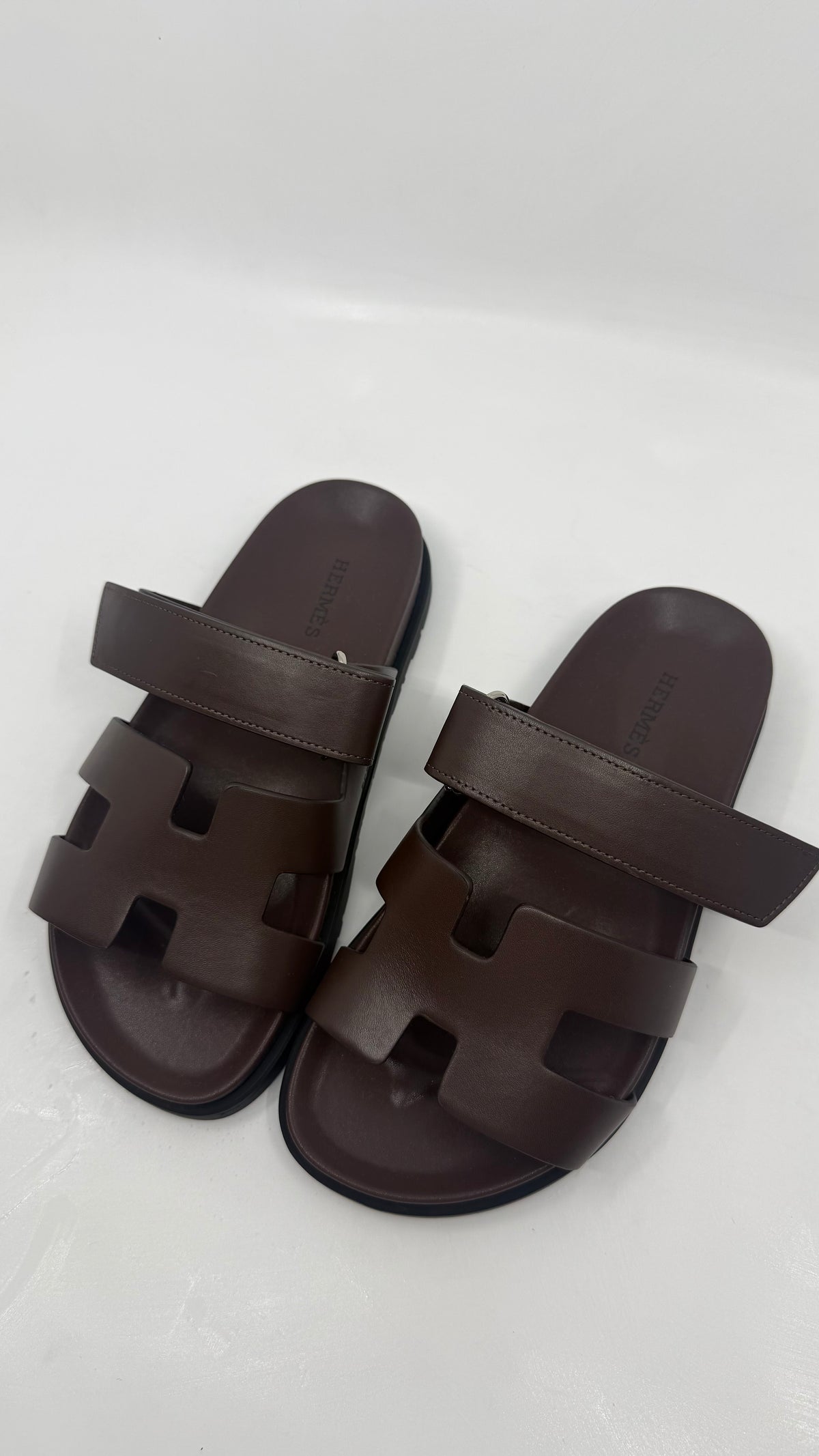 Hermes Chypre Brown Sandals