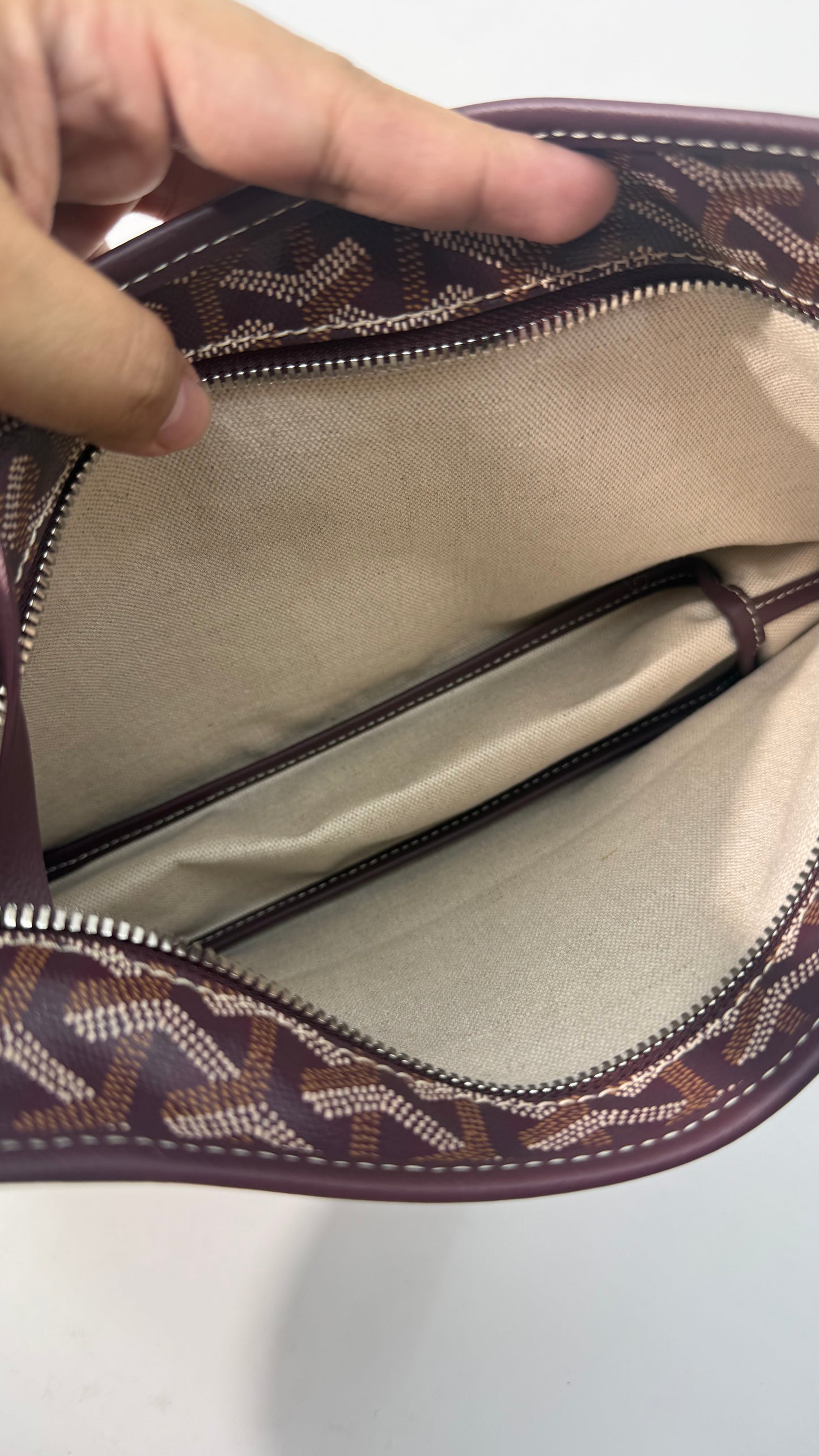 Goyard Mini Hobo (Maroon)