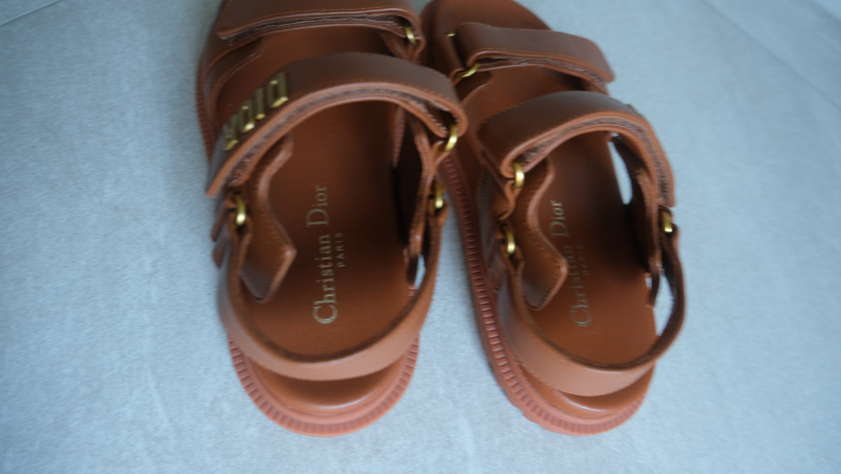 Christian Dior Dad Sandals (Brown)