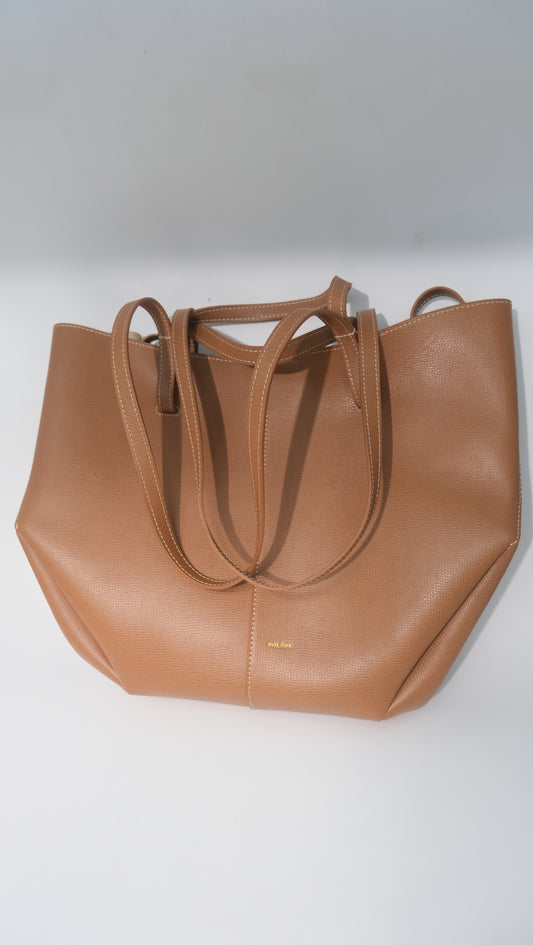 Polène Cyme Textured Large Tote Bag