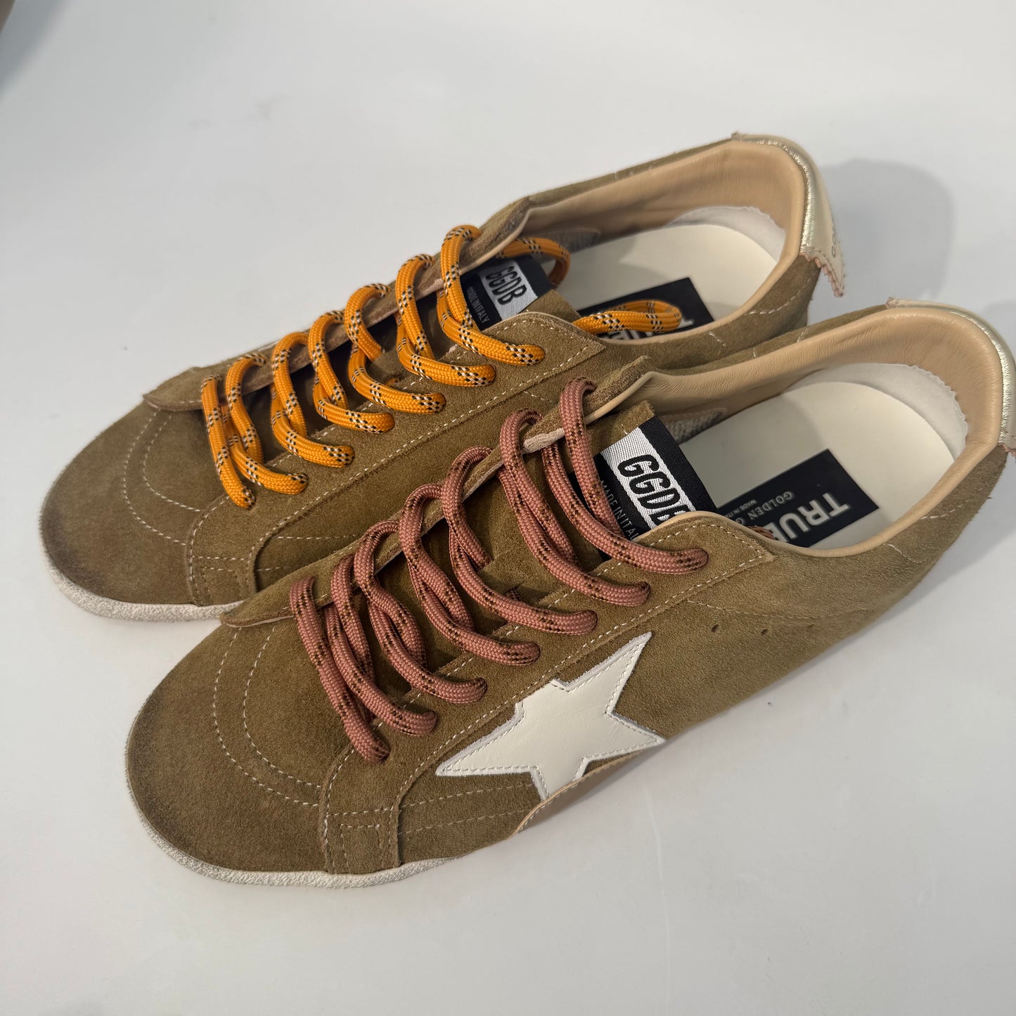 Golden Goose True Star Suede Rubber Shoes