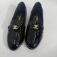 Chanel Loafers Black Patent