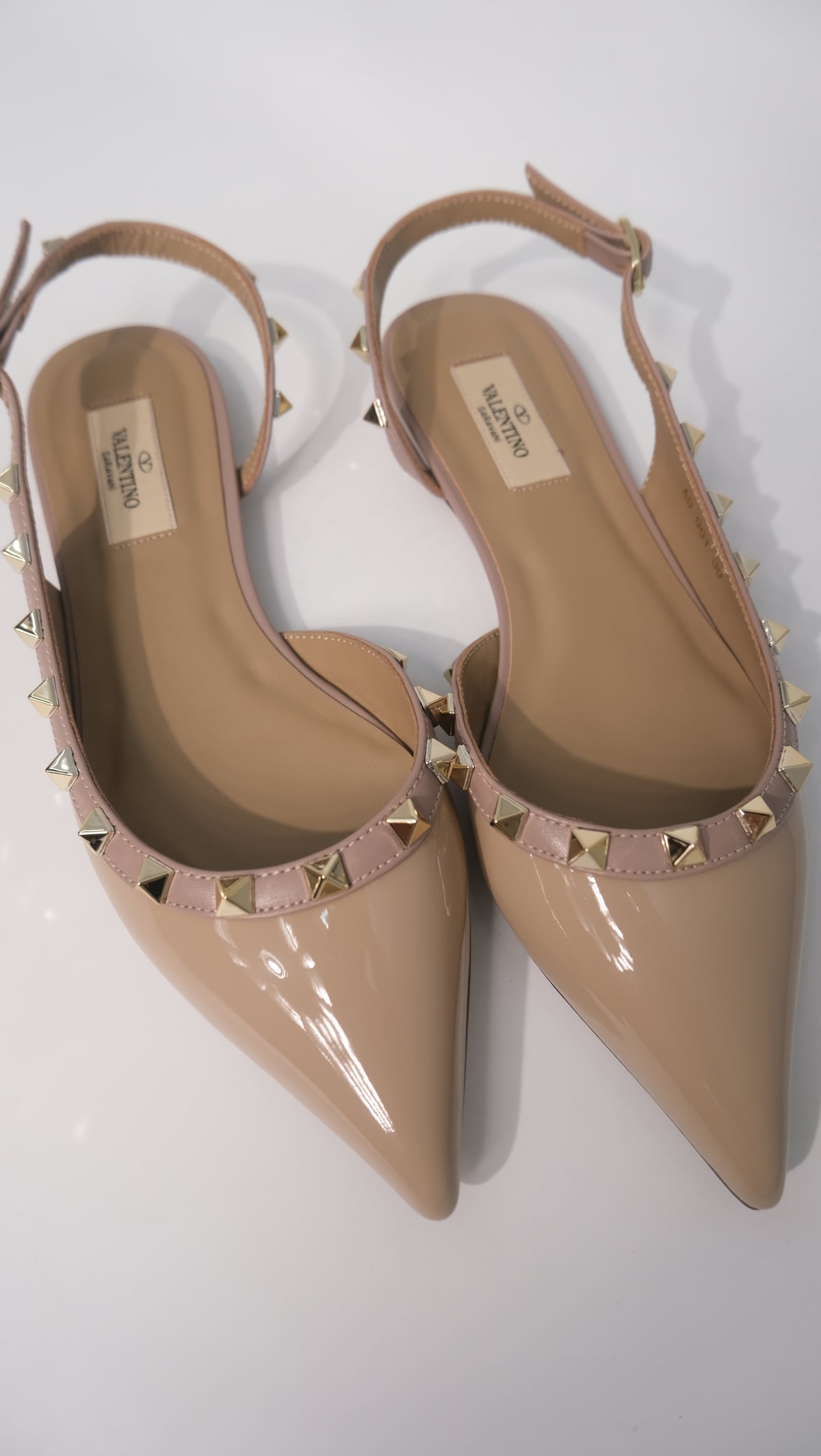 Valentino Garavani Rockstud Slingback Flats