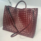 Bottega Venete Andiamo (Large/Maroon)