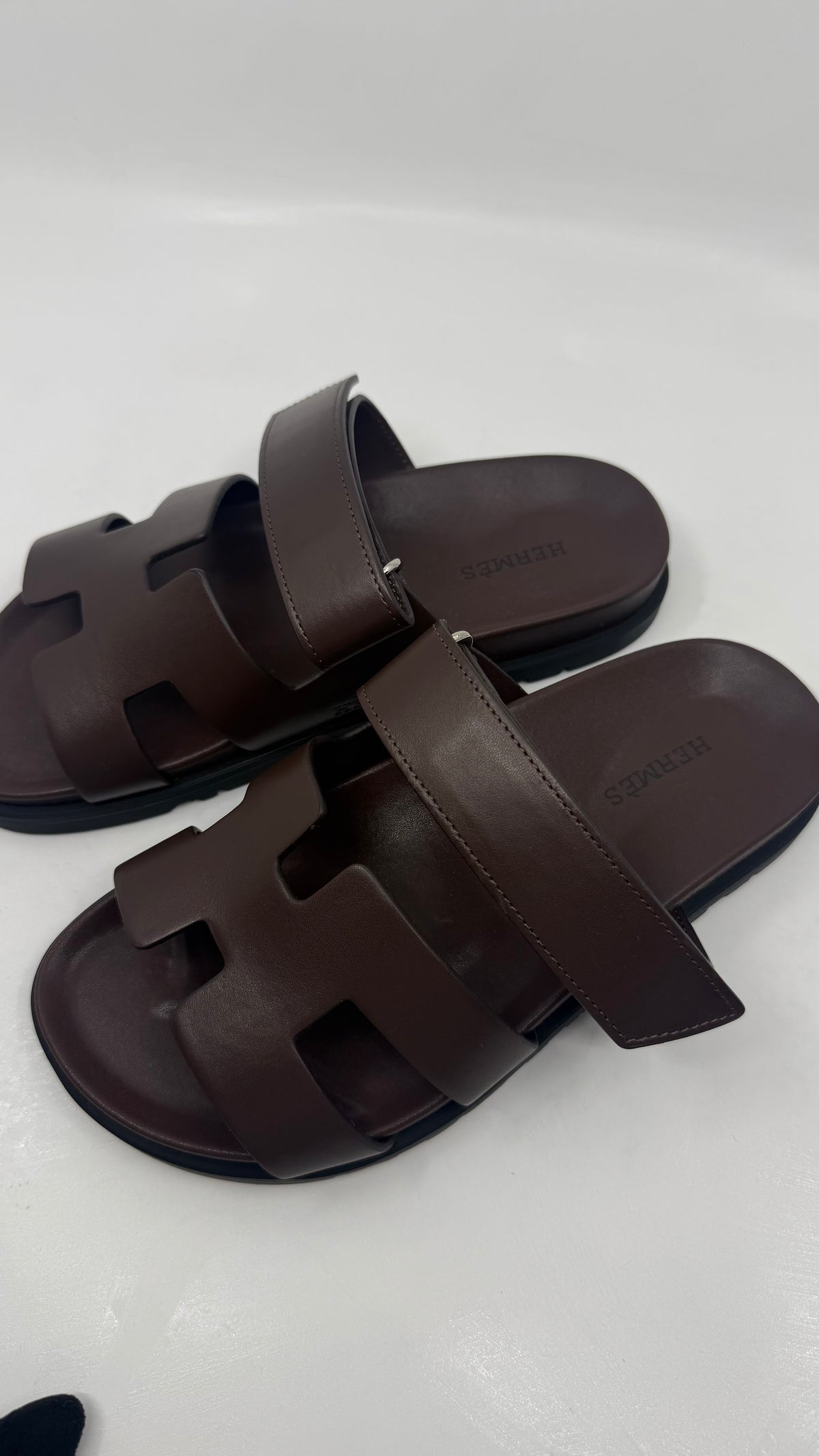 Hermes Chypre Brown Sandals