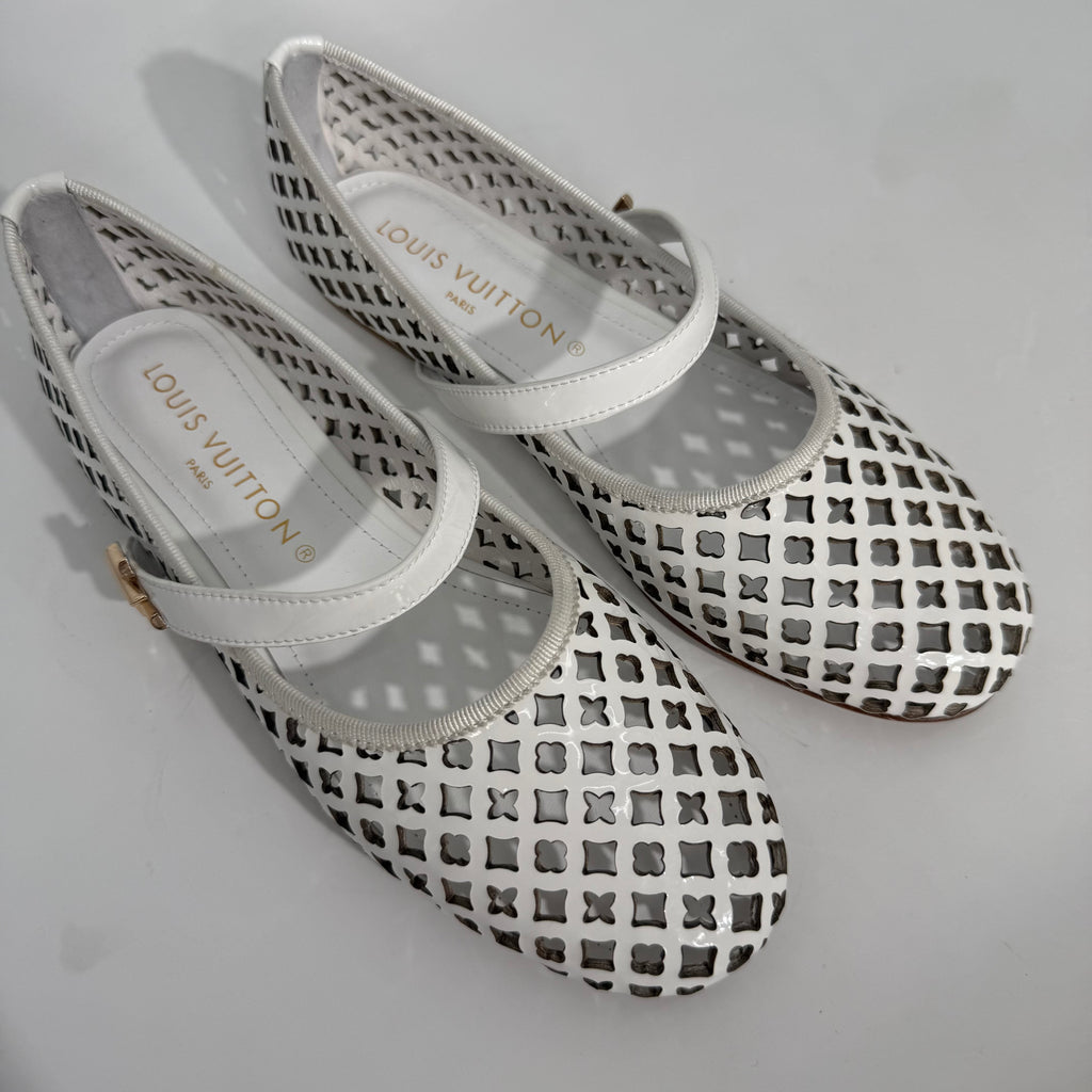 Louis Vuitton Perforated Ballet Shoes
