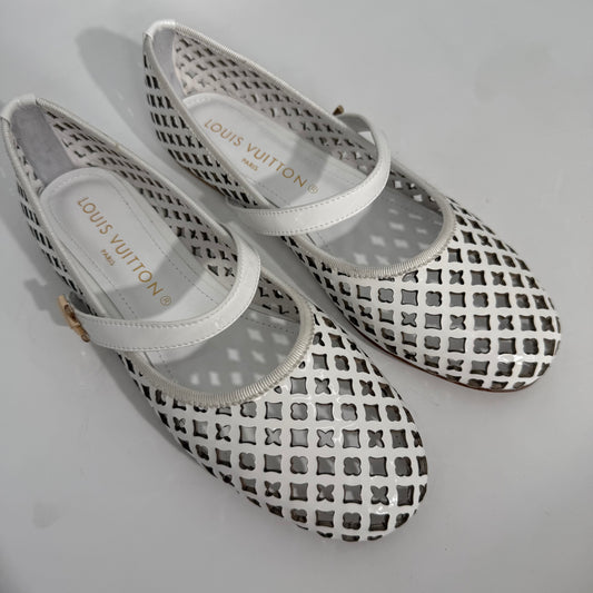 Louis Vuitton Perforated Ballet Shoes