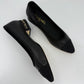 Chanel Smooth Pointed Toe Ballet (Black)
