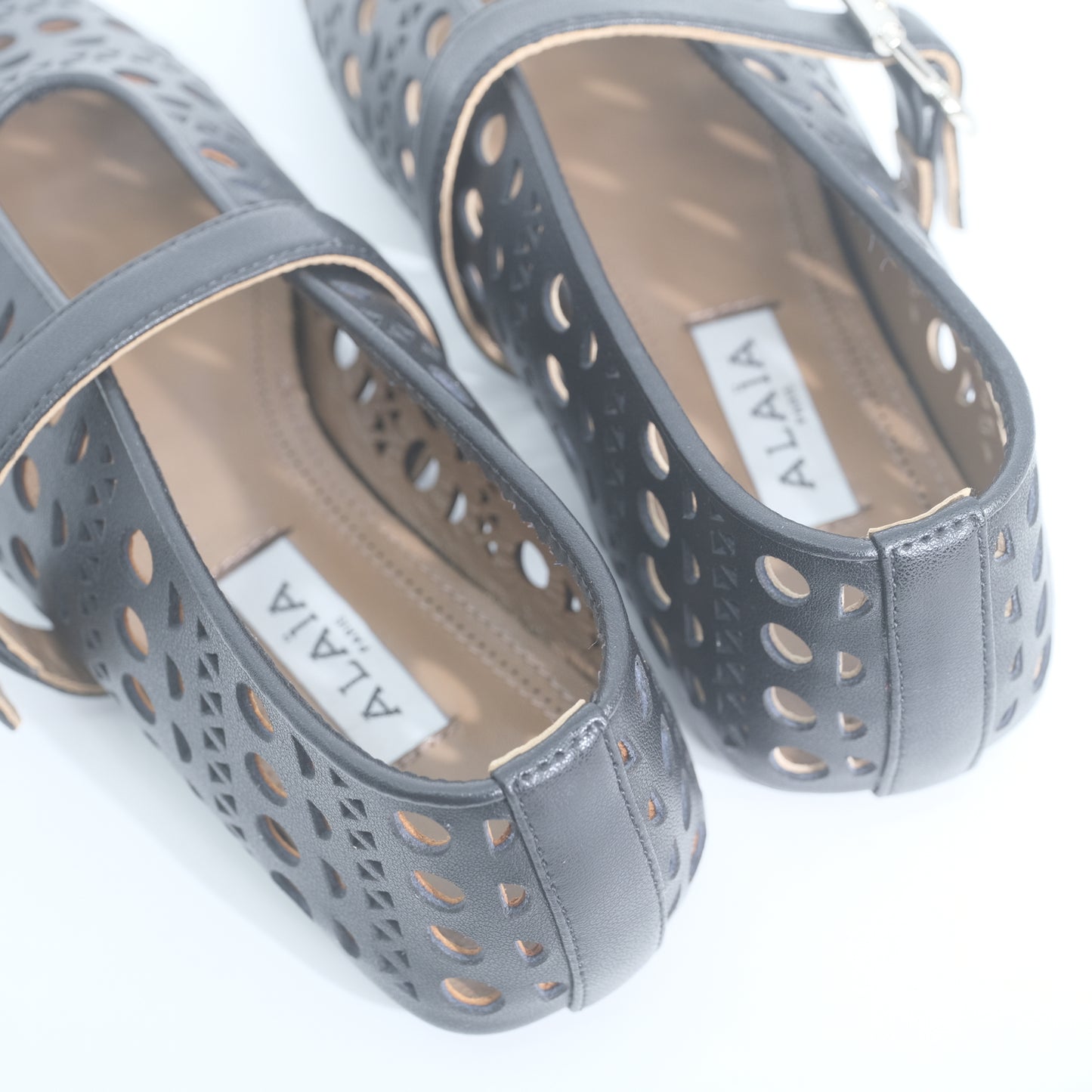 Alaia Perforated Ballet (Black)