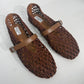 Alaia Net Flats (Brown)