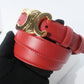 Celine Triomphe Belt (Red)