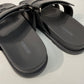 Hermes Chypre Black Sandals