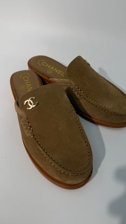 Chanel Suede Mule