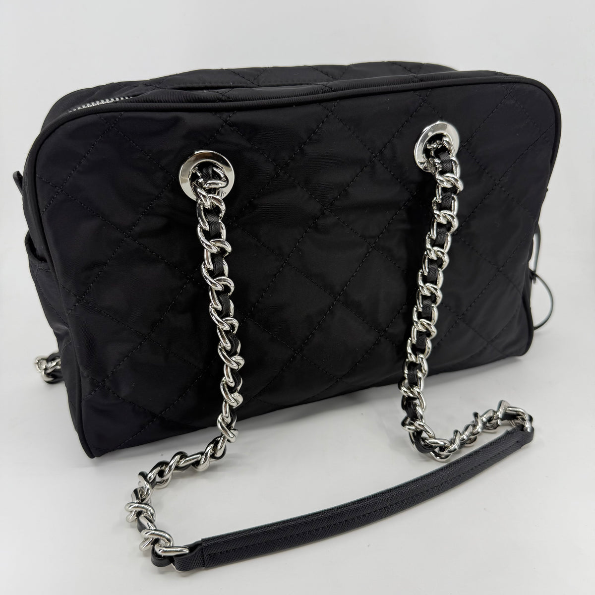 Prada Chain Quilted Tote