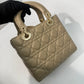 Lady Dior Cannage Taupe Crossbody