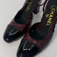 Chanel Croc Slingback Pumps