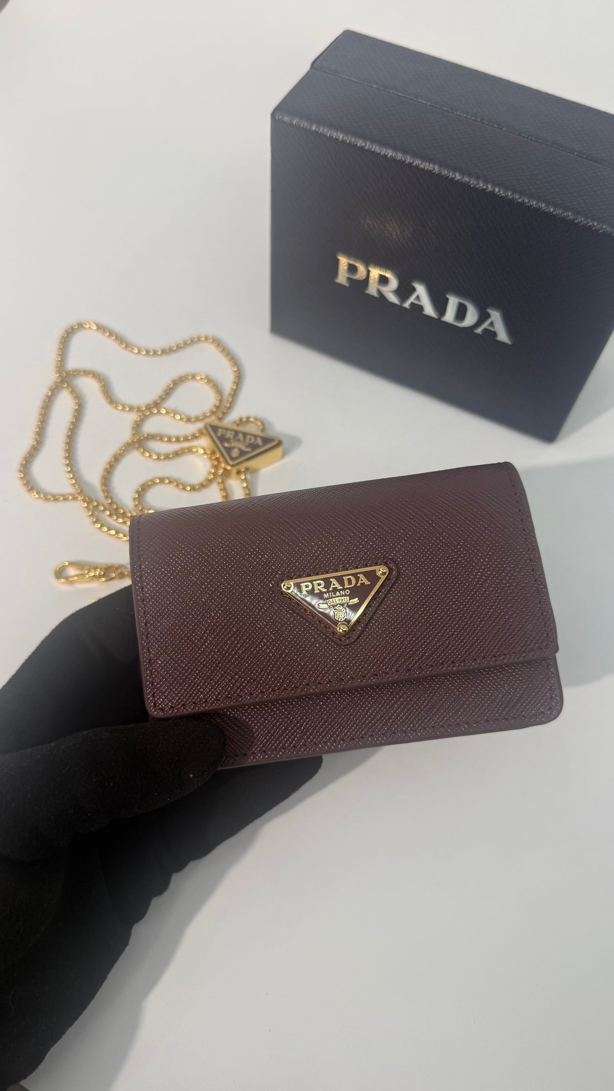 Prada Tessuto Wallet on Chain