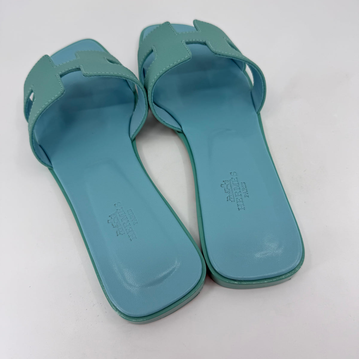 Hermes Oran Epsom (Blue/Green)